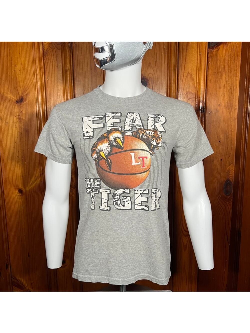 Prairie Mountain S Gray Fear The Tiger Graphic T-Shirt